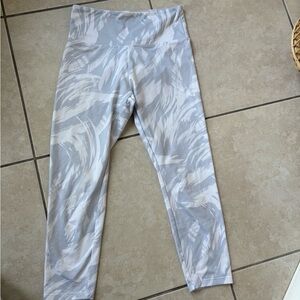 Kids Gray Patterned Leggings